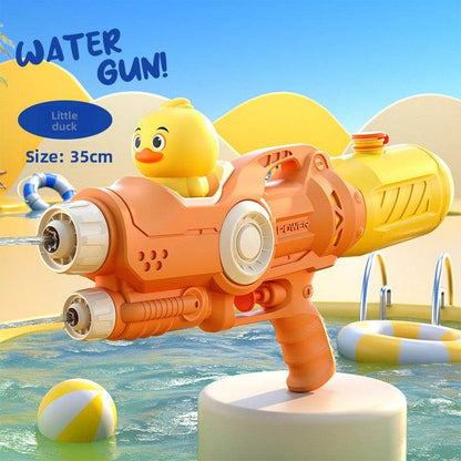 Double-nozzle dinosaur duck water gun water splashing toy - Price Value Store