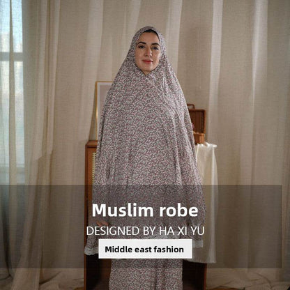 Fashion Printed Hooded dress - Price Value Store