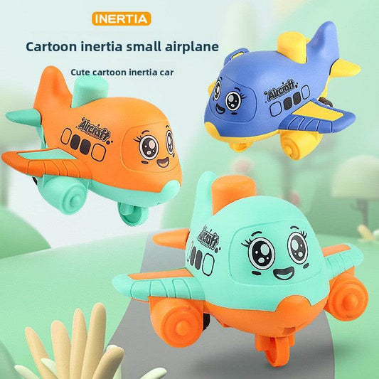Press-and-Go Cartoon Airplane Inertia Toy Car - Price Value Store