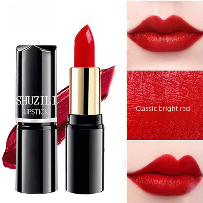 Shu Zili round tube lipstick moisturizing moisturizing easy to color and not easy to fade cosmetics wholesale one-piece delivery - Price Value Store