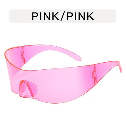 Frameless one-piece sunglasses - Price Value Store