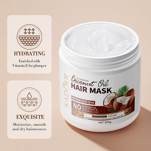 Moisturizing, improving frizz, softening and repairing hair mask