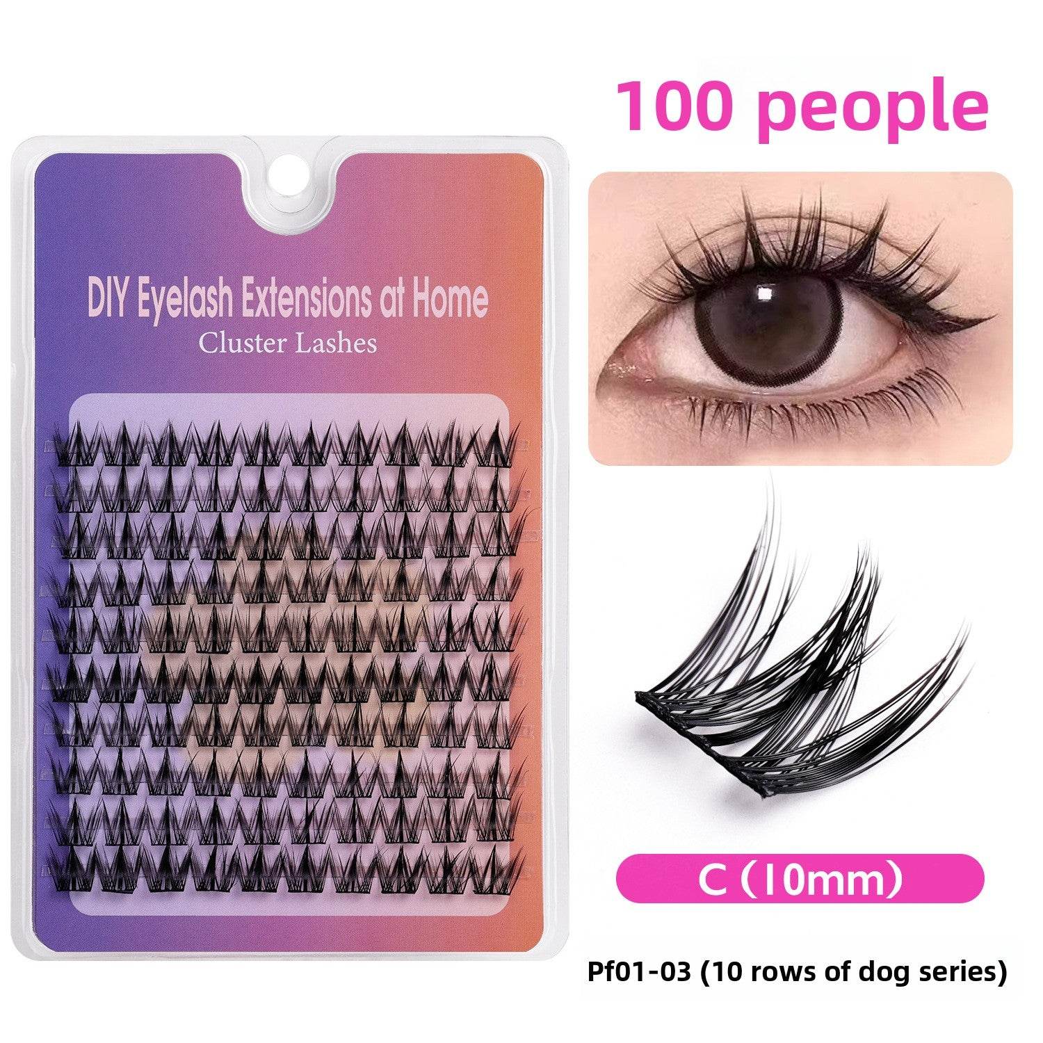 Natural Black Stem False Eyelashes - Price Value Store