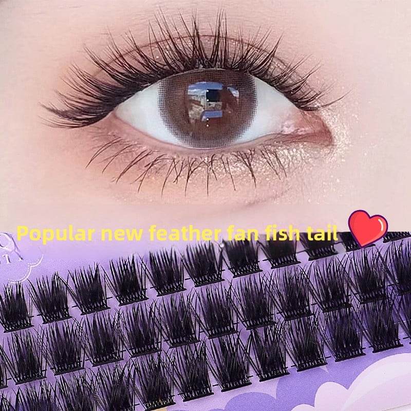 Natural Black Stem False Eyelashes - Price Value Store