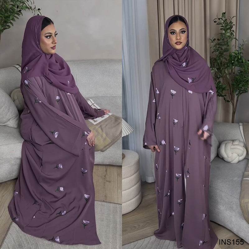 Indian embroidered blouse and long robe - Price Value Store
