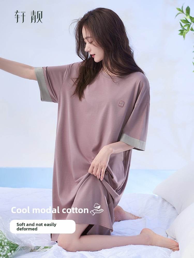 Summer thin short-sleeved modal cotton sexy pajamas - Price Value Store