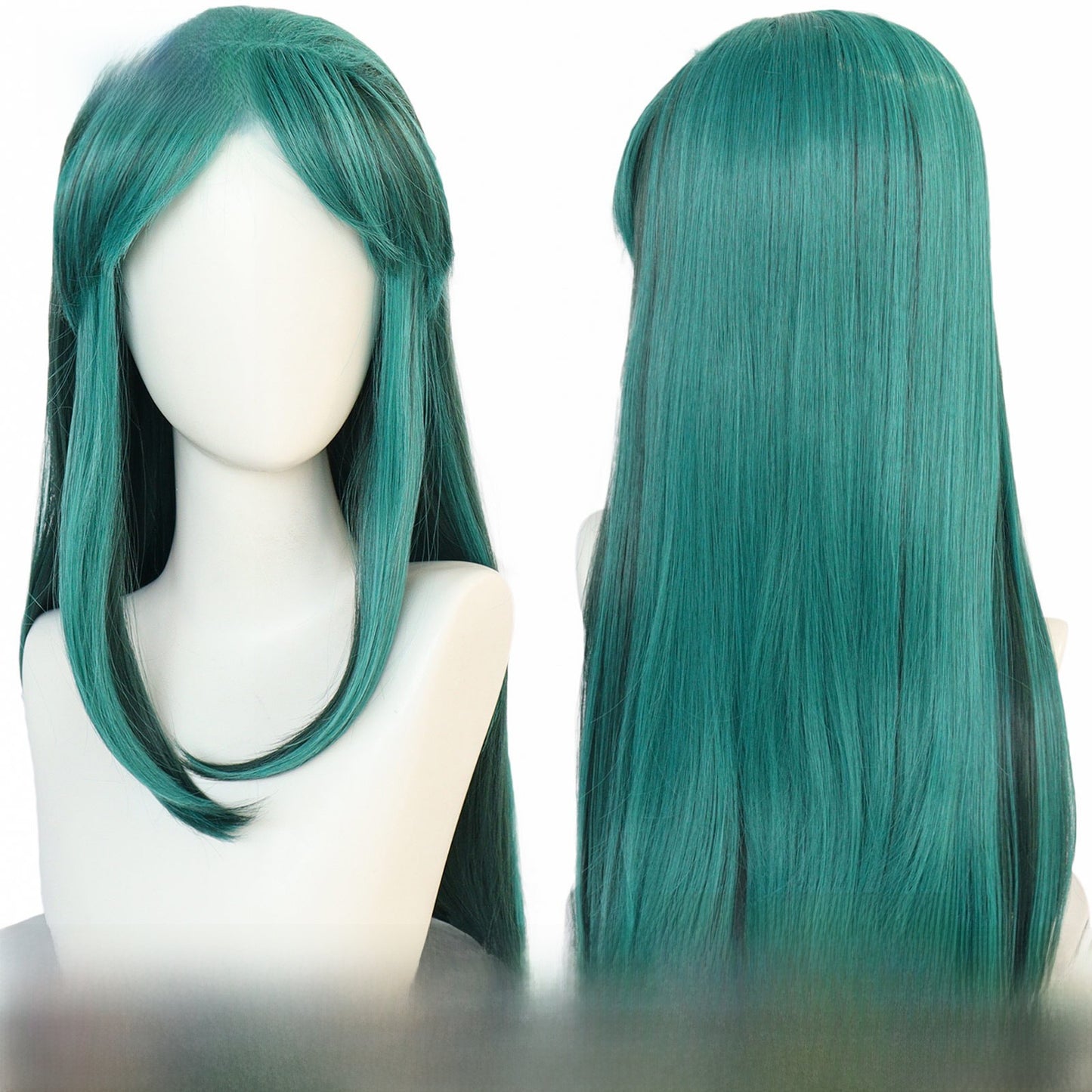 Green Long cosplay Wig