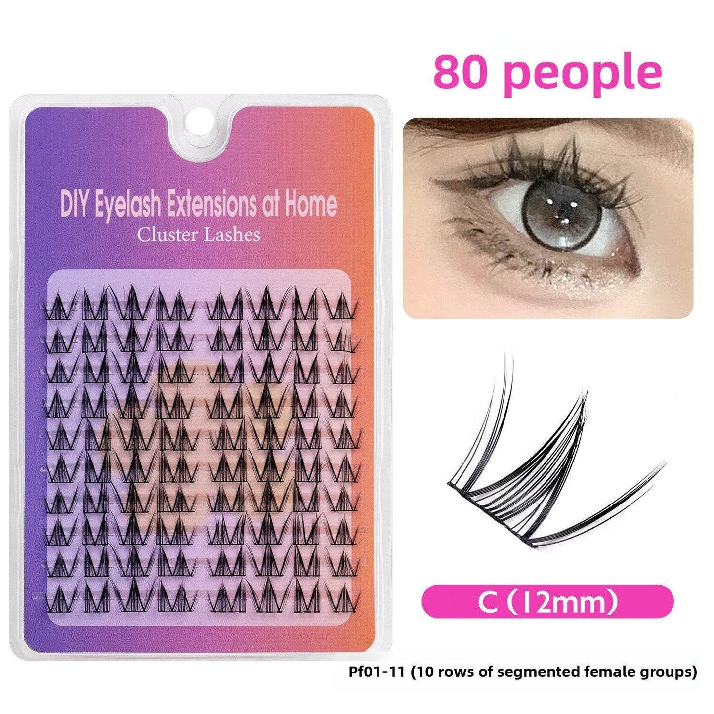 Natural Black Stem False Eyelashes - Price Value Store