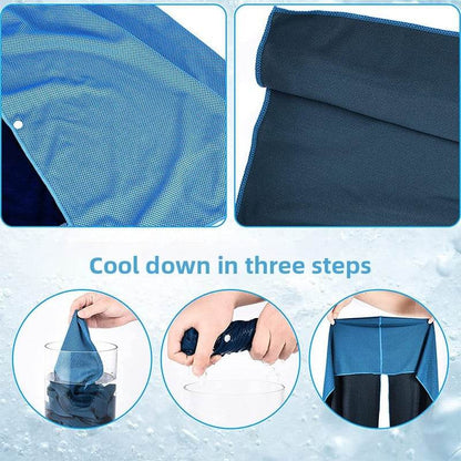 Cooling Sun Protection Sports Headwrap Buckle Quick Dry Outdoor Cooling Scarf Hooded Cover - Price Value Store