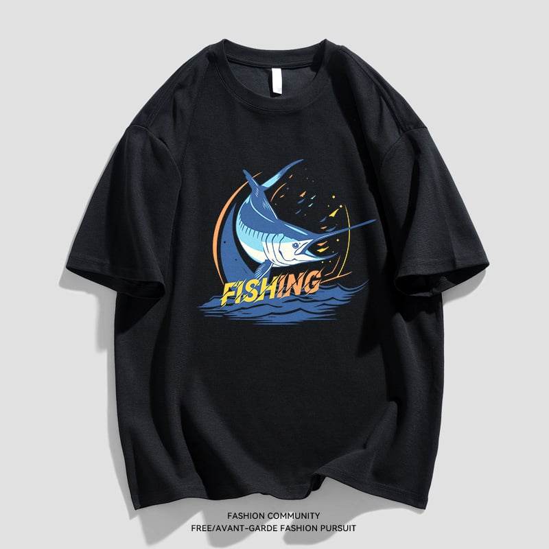 A versatile men's round-neck half-sleeved top - Price Value Store