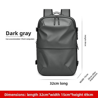 Men's expanded backpack with dual shoulder straps - Price Value Store