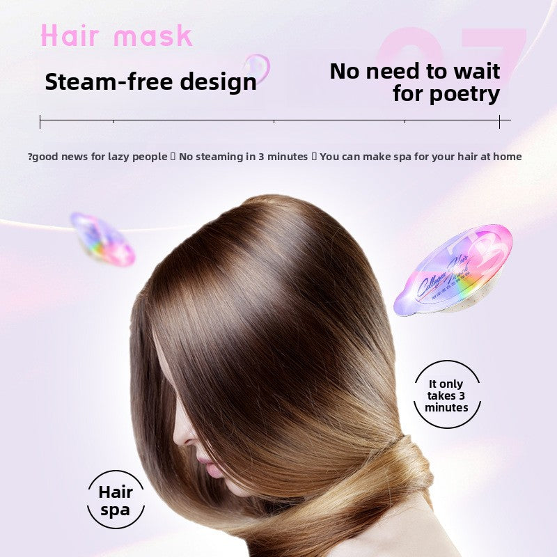 Collagen cannonball hair mask