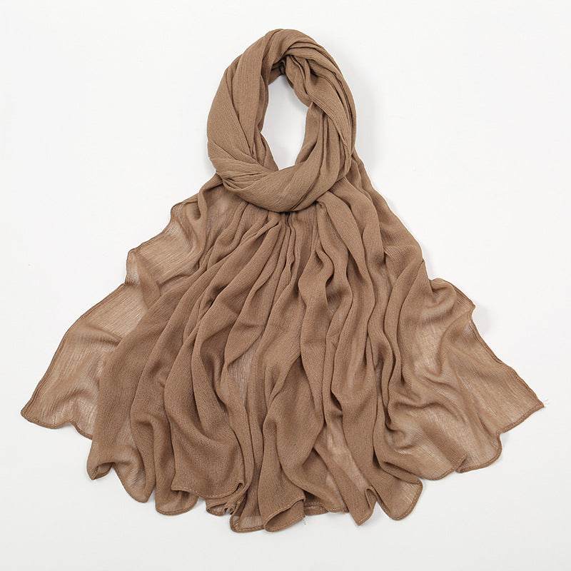 Solid-color simple headscarf - Price Value Store