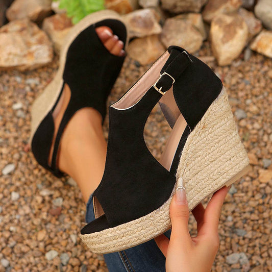 High-heeled fish-mouth sandals for women - Price Value Store