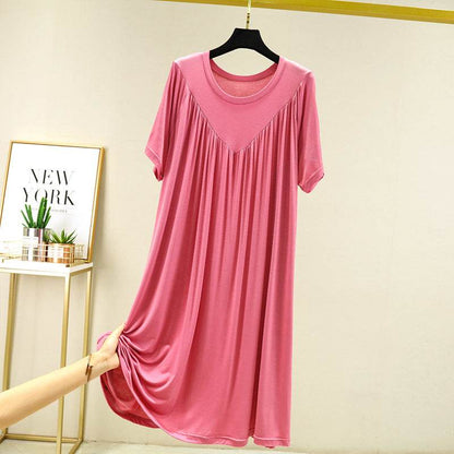 Modal Summer Nightdress Loose Fit Casual Dress for Women - Price Value Store