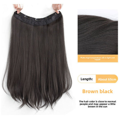 One-Piece Wig, Long Straight Hair