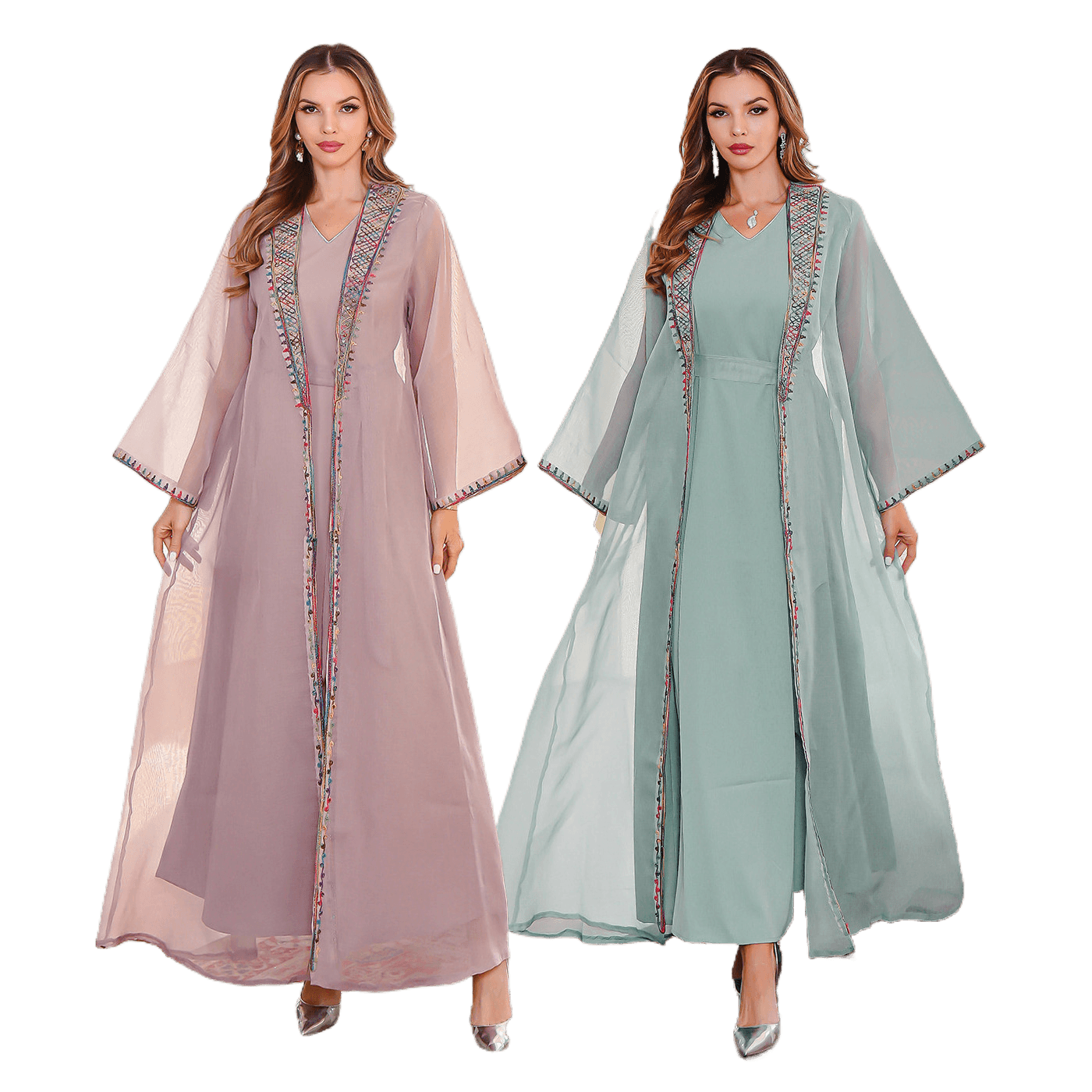 Elegant Muslim Two-Piece Dress - Price Value Store