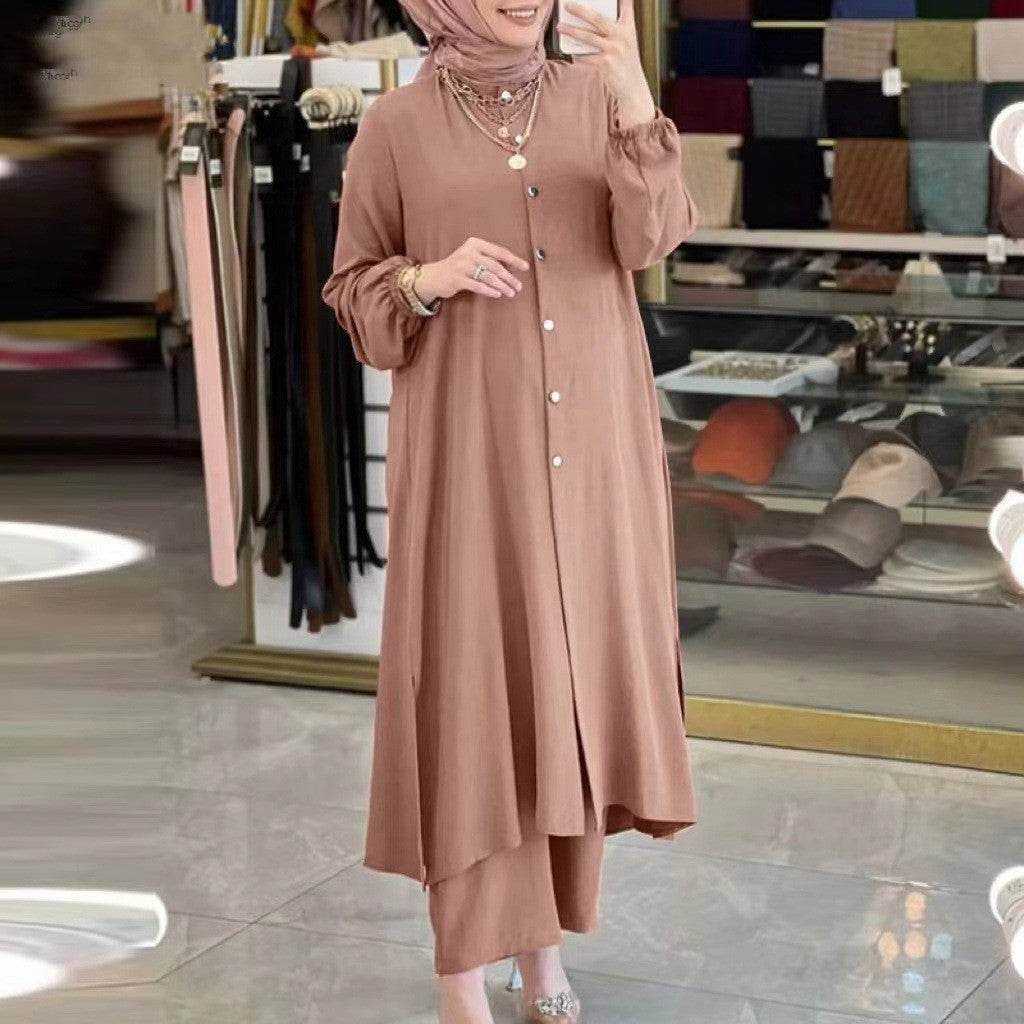 Silk shirt and pants set - Price Value Store