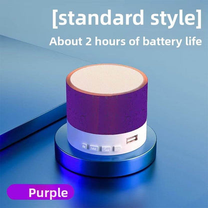 Portable Mini Colorful Bluetooth Speaker with LED Lights - Price Value Store