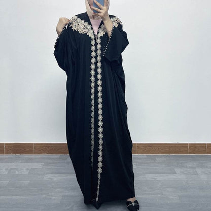 Patchwork lace cardigan robe - Price Value Store