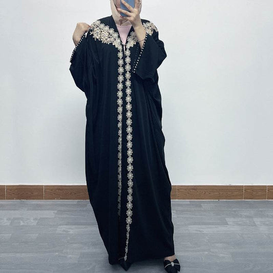 Patchwork lace cardigan robe - Price Value Store