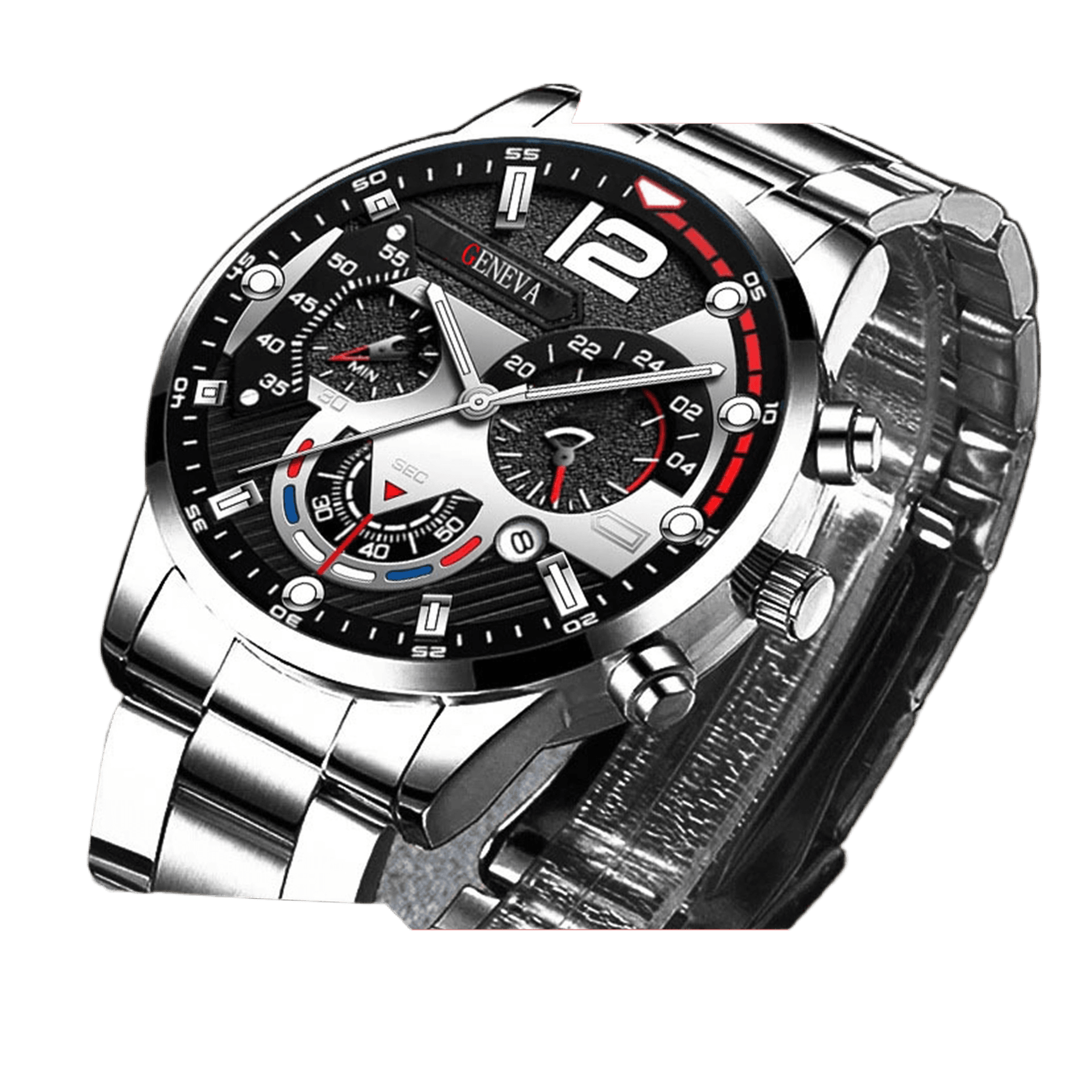Men's FashionBusiness Watch Pointer with Calendar Quartz Watch Pointer Type - Price Value Store