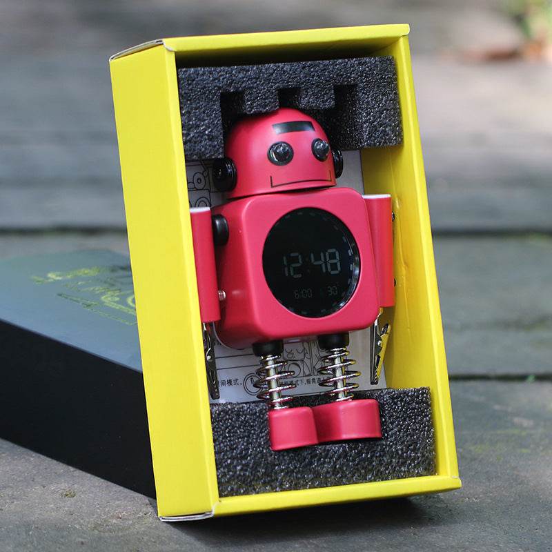 Metal Robot Luminous Alarm Clock - Price Value Store
