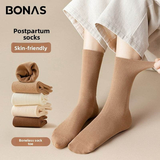 mid-calf length socks casual cotton socks - Price Value Store