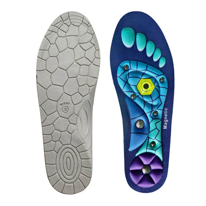 Transparent Magnetic Insole Men's Breathable Insole Running Sports Shock Absorbing Massage Insole Women's Tailable Magnetic Therapy Insole - Price Value Store