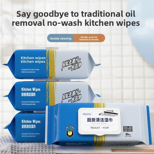 Kitchen wet wipes for removing dirt and oil - Price Value Store