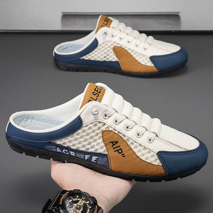 Men's oversized shoes with hollowed-out designs in summer - Price Value Store