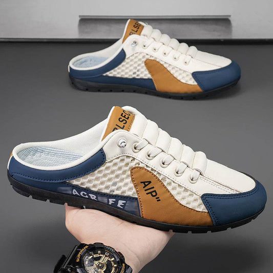 Men's oversized shoes with hollowed-out designs in summer - Price Value Store