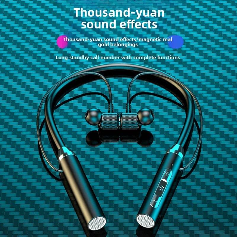 Neckband Bluetooth Headset with Noise Cancellation, Waterproof, Long Battery Life - Price Value Store
