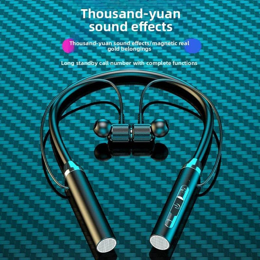 Neckband Bluetooth Headset with Noise Cancellation, Waterproof, Long Battery Life - Price Value Store