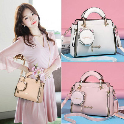 Solid Colour Shoulder Bags Bags Women Fashion Simple Women Bags Handbags - Price Value Store