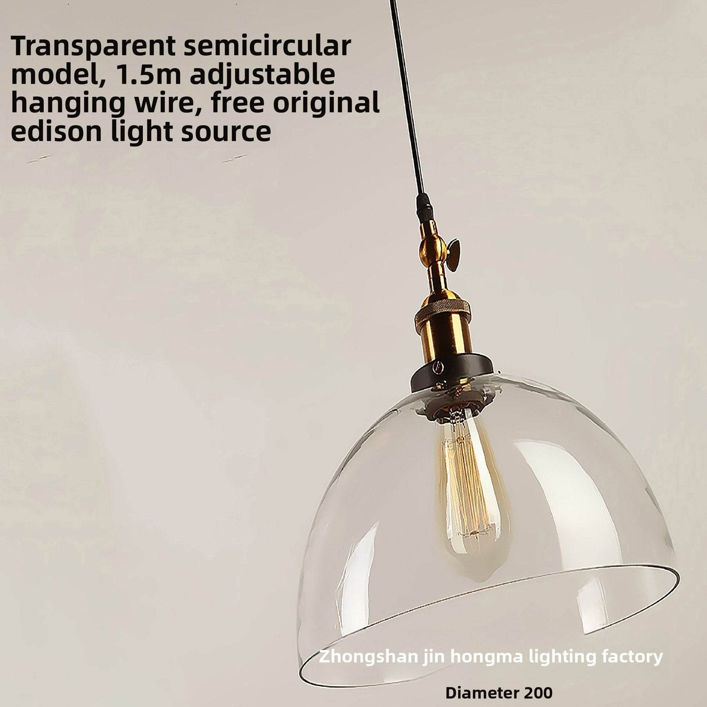 Creative retro glass chandelier - Price Value Store