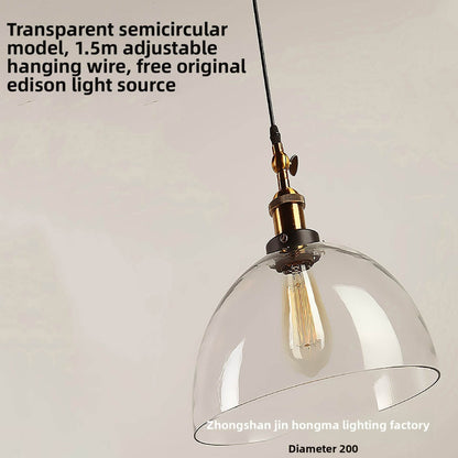 Creative retro glass chandelier - Price Value Store