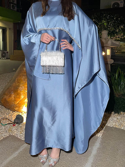 Pearl chain cape robe - Price Value Store