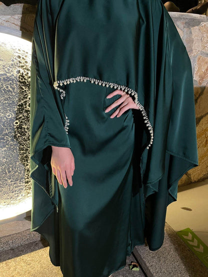 Pearl chain cape robe - Price Value Store