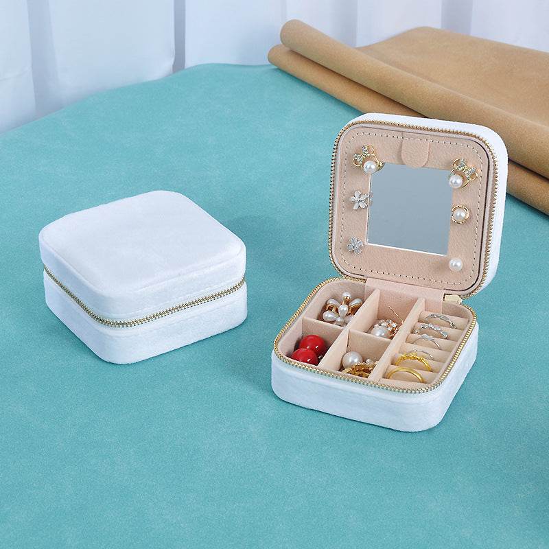 Portable mirror jewelry box - Price Value Store