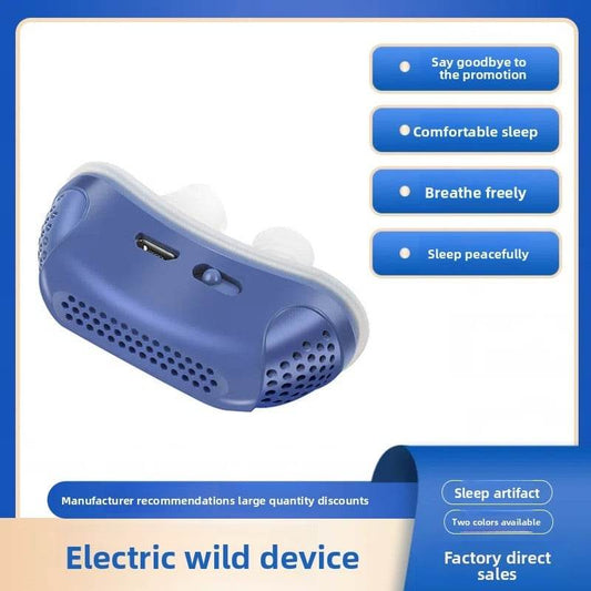 Electric anti-snoring device anti-snore anti-snore anti-snore anti-snore anti-snore anti-snore anti-snore male sleep artifact - Price Value Store