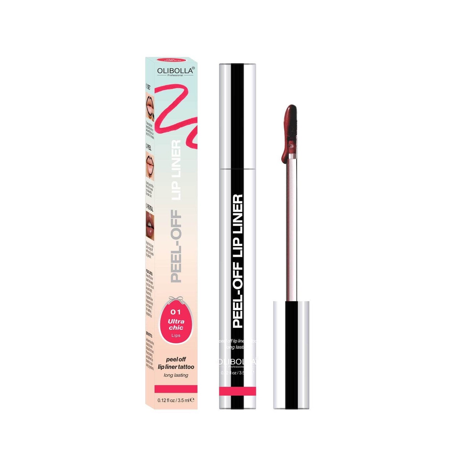 Tear lip liner waterproof lasting non-fading moisturizing doodle lip lipstick lip gloss lip glaze - Price Value Store