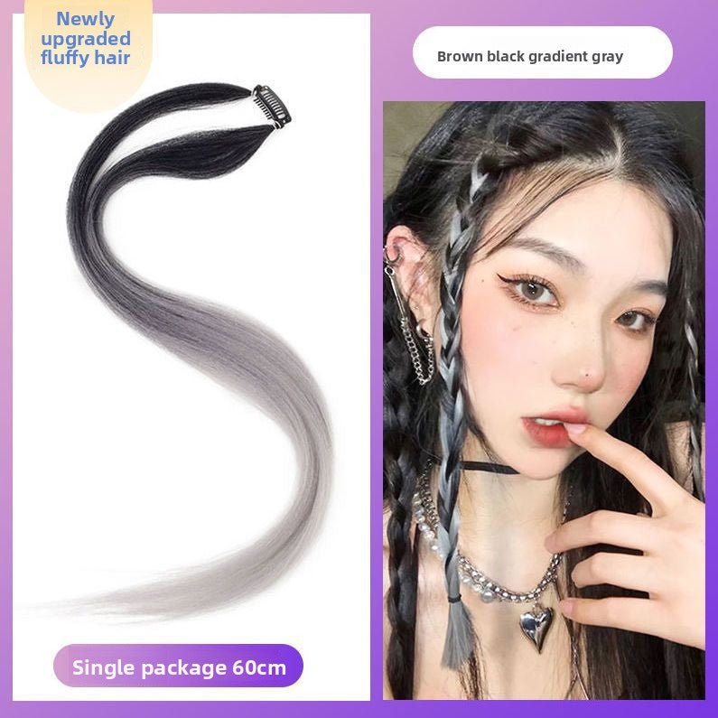One-piece invisible braided hair rope