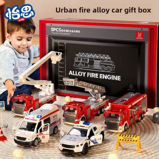 Model of children's alloy fire and urban rescue vehicle - Price Value Store