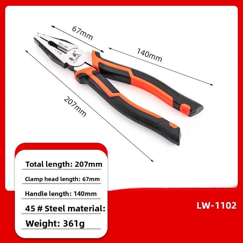 Heavy-Duty Multifunctional Pliers ? Anti-Slip Long Nose, Diagonal & Wire Cutter - Price Value Store