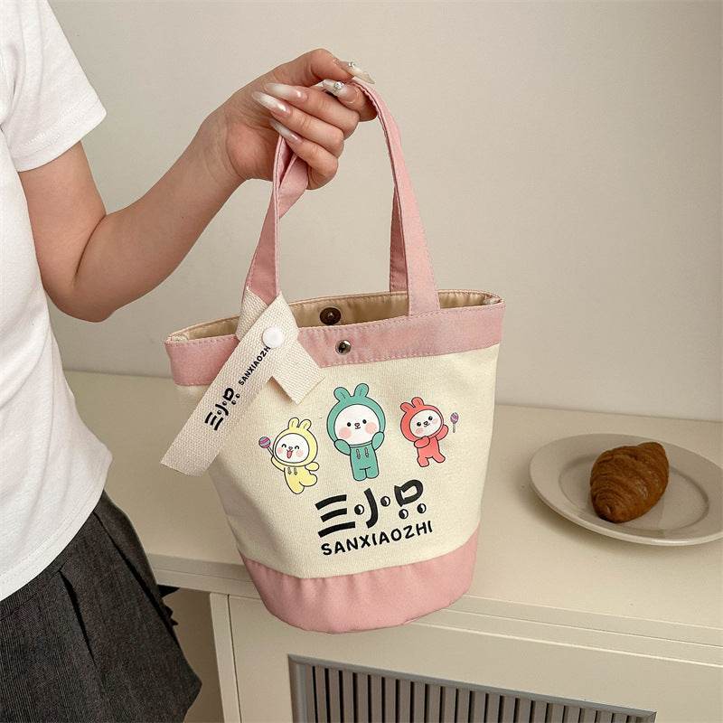 Cartoon-printed bucket bag - Price Value Store