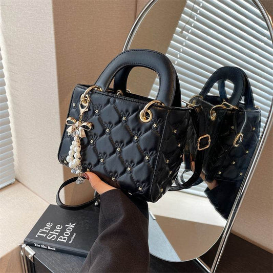 Elegant Lady Dior Style Handbag ? Chic Textured Shoulder & Tote Bag - Price Value Store
