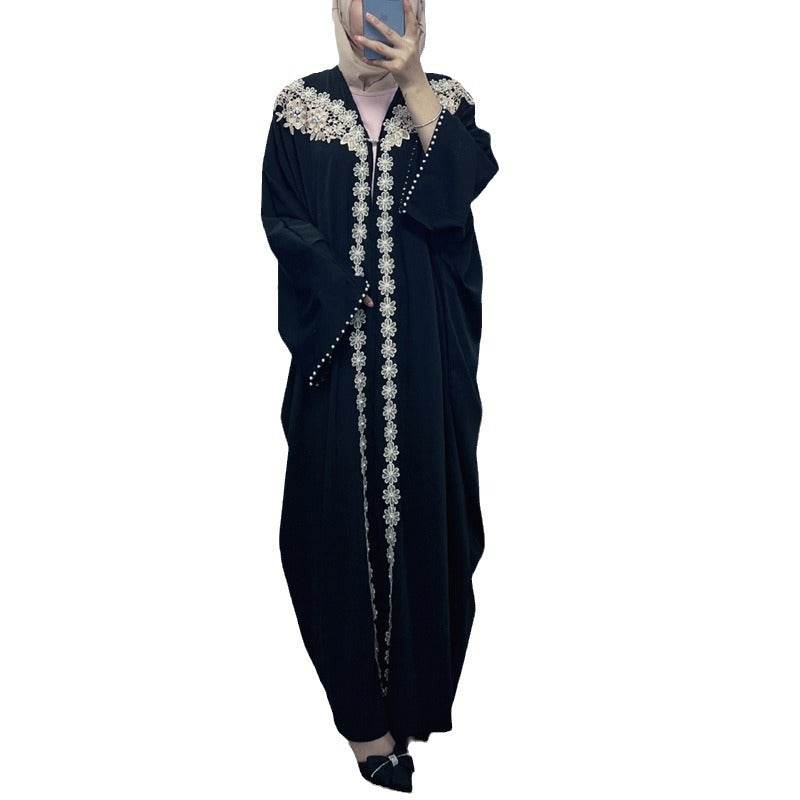 Patchwork lace cardigan robe - Price Value Store