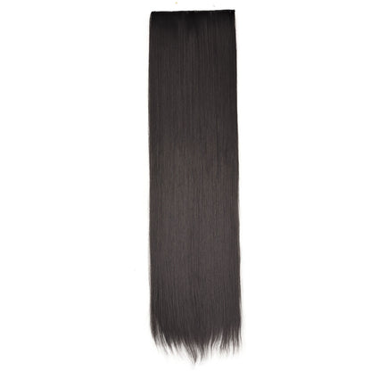 Four-clip extended and weighted wig extension pieces