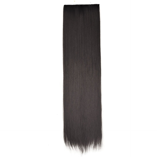 Four-clip extended and weighted wig extension pieces